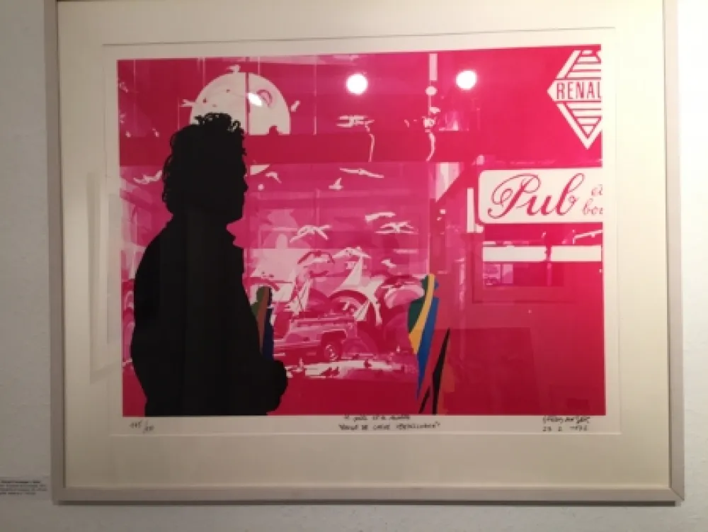 Serigrafia Fromanger - Série: Le peintre et le modèle 