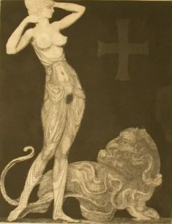 Acquaforte Fuchs - Genie und Tier 