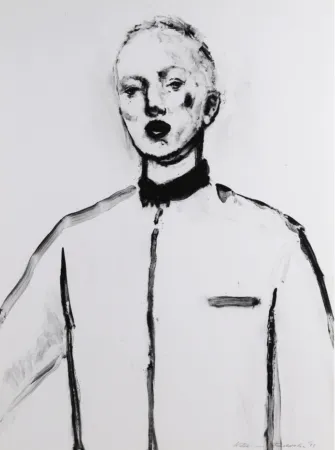 Litografia Funakoshi - The Frozen Throat