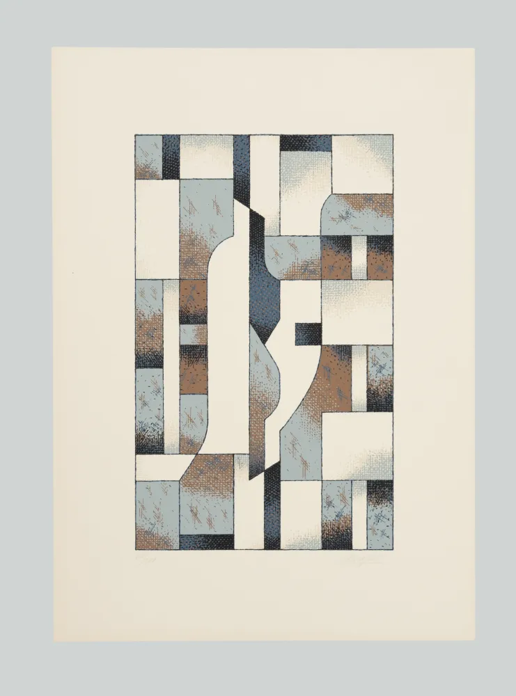 Serigrafia Galli - Composizione (Tav. A)