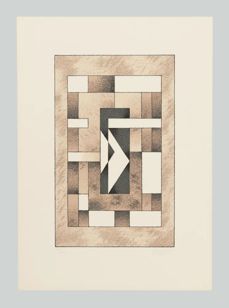 Serigrafia Galli - Composizione (Tav. C)