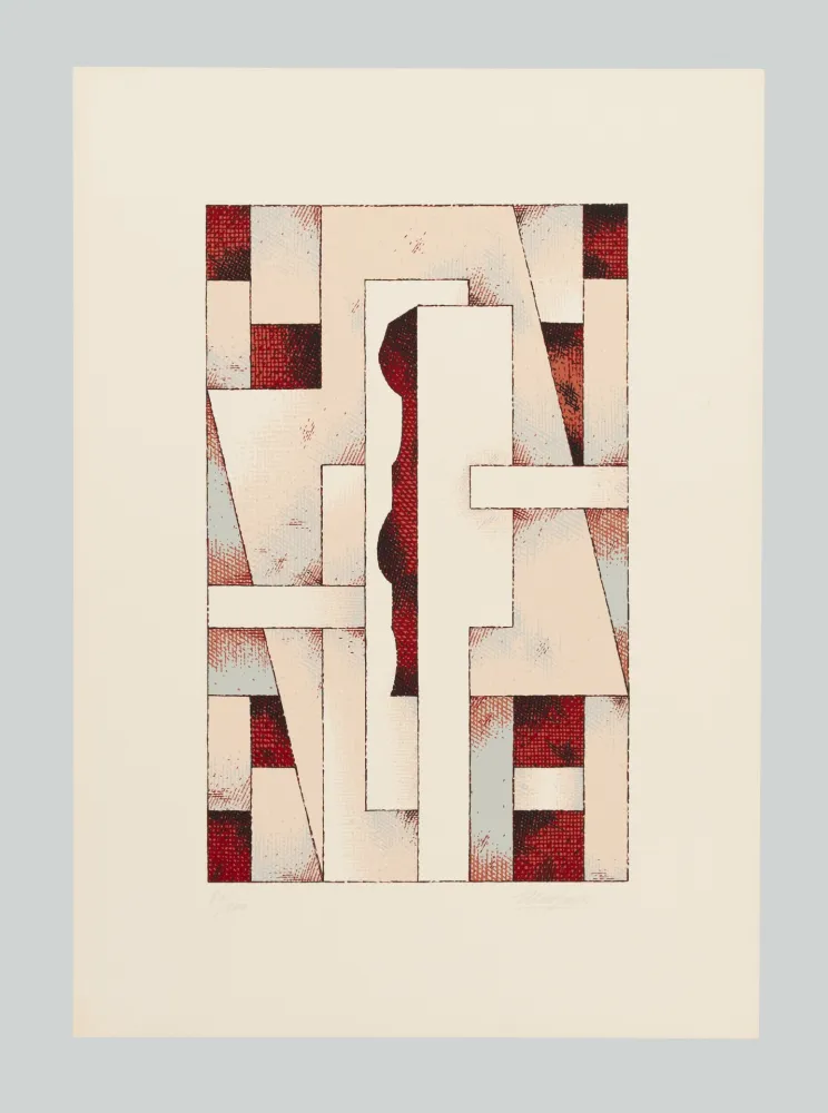 Serigrafia Galli - Composizione (Tav. D)