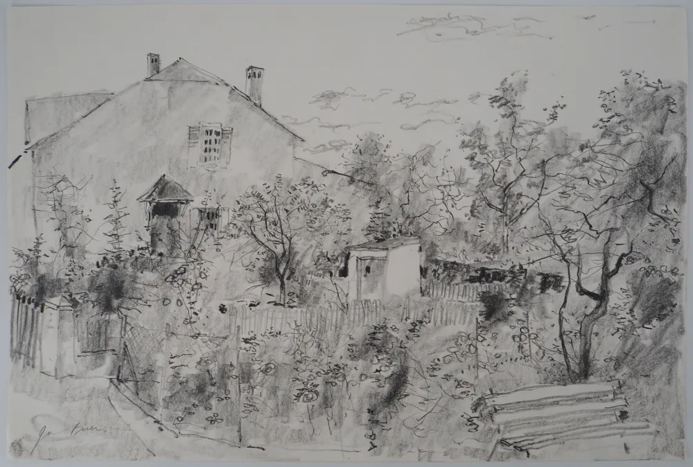 Non Tecnico Gantner - Le jardin en fleur au printemps