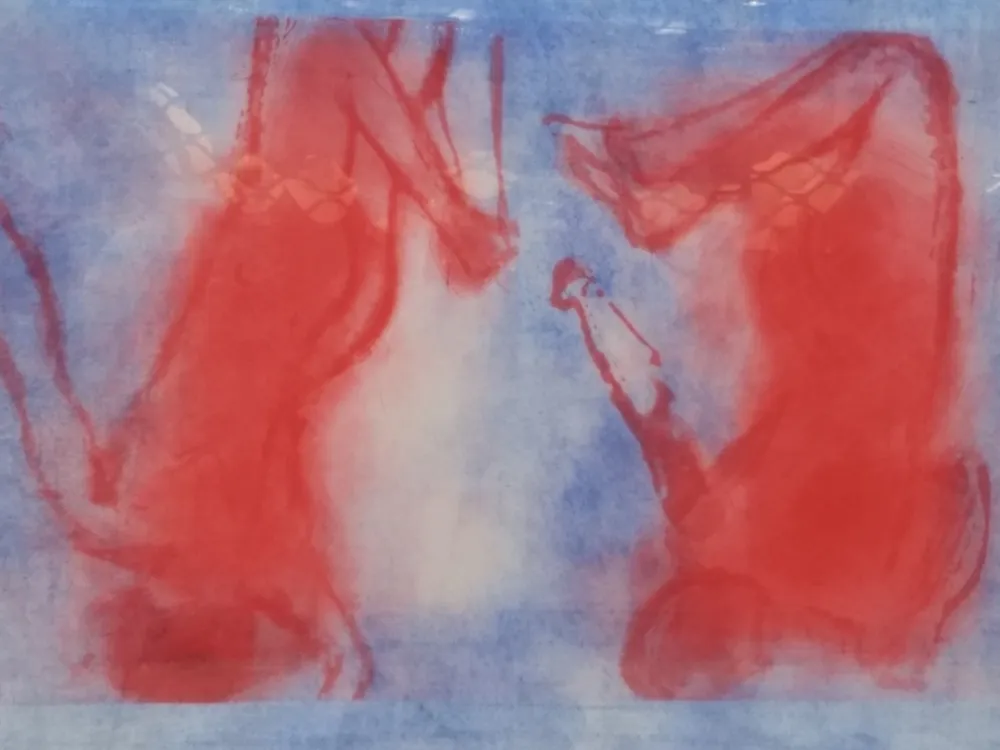 Litografia Garache - Bleue 1V