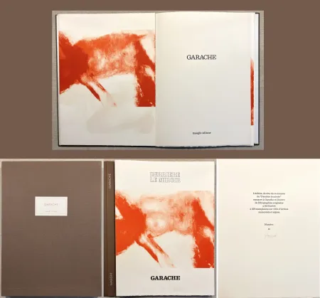 Libro Illustrato Garache - GARACHE. DERRIÈRE LE MIROIR N°222. Février 1977. TIRAGE DE LUXE SIGNÉ..