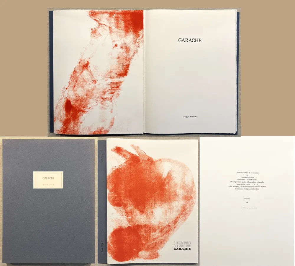 Libro Illustrato Garache - GARACHE. DERRIÈRE LE MIROIR N°237. Janvier 1980. TIRAGE DE LUXE SIGNÉ..