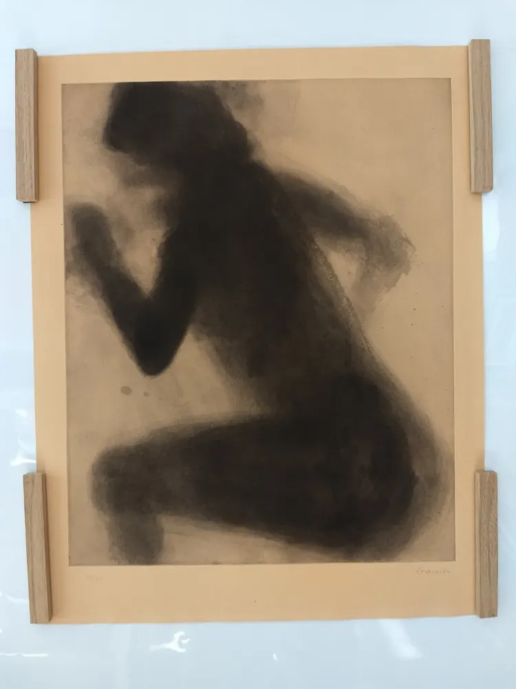Litografia Garache - Nude