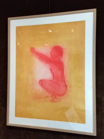 Litografia Garache - Nude figure