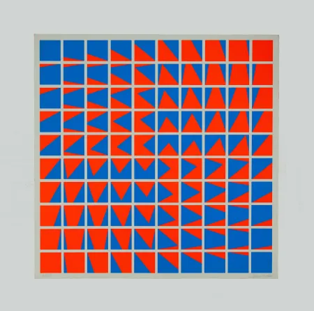 Serigrafia Garcia-Rossi - Composition