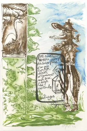 Litografia Garouste - Anagramme