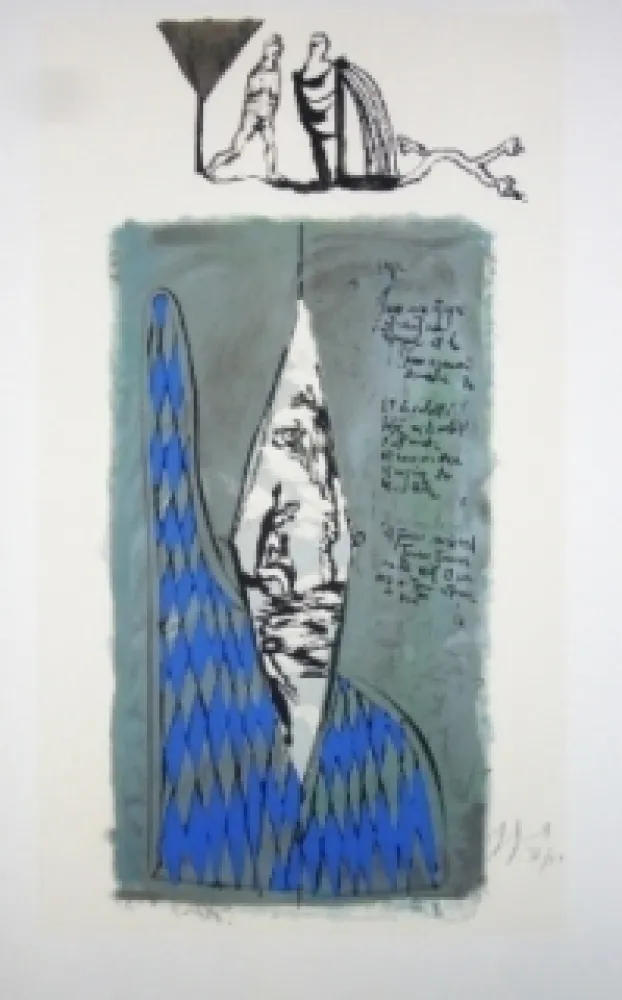 Litografia Garouste - Sans titre