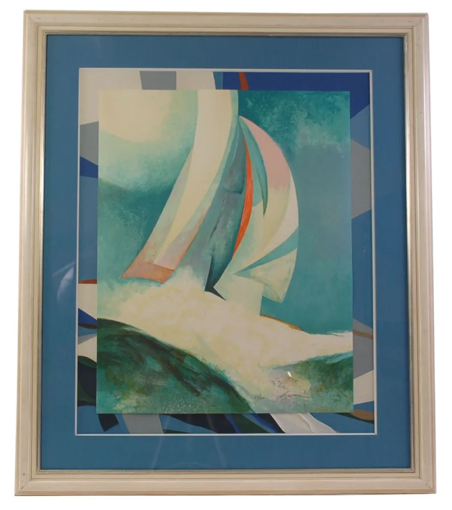 Litografia Gaveau - Ecume blanche - White spray