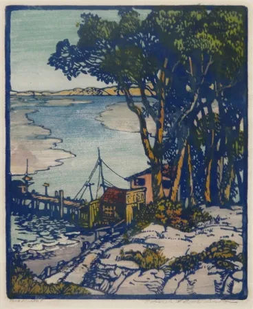 Incisione Su Legno Gearhart - Fish Market