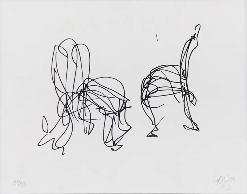 Litografia Gehry - Sitonme from the Artists for Obama Portfolio