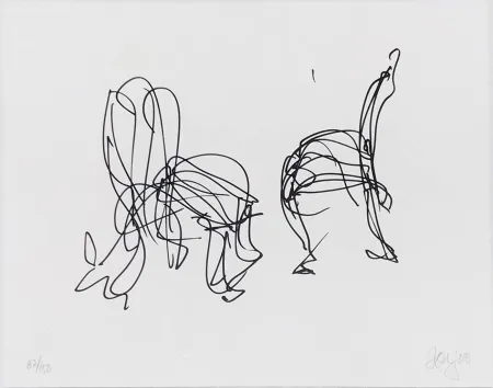 Litografia Gehry - Sitonme from the Artists for Obama Portfolio