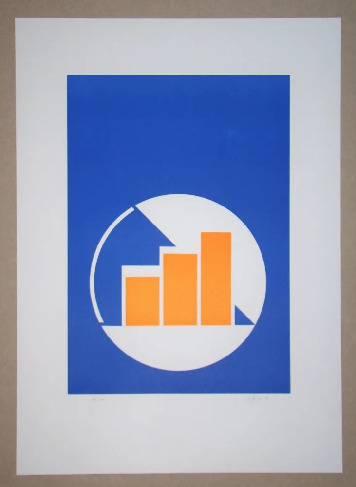 Linoincisione Geiler - Concrete-constructive Composition