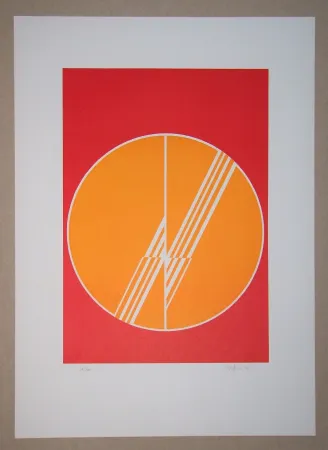 Linoincisione Geiler - Concrete-constructive Composition