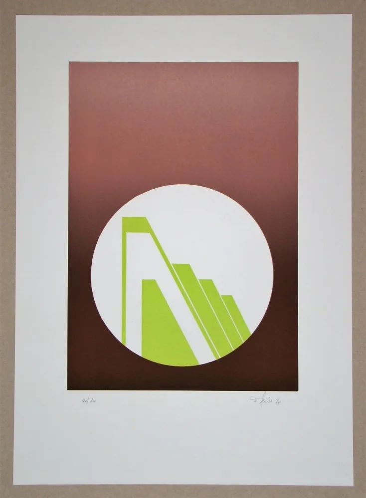 Linoincisione Geiler - Concrete-constructive Composition