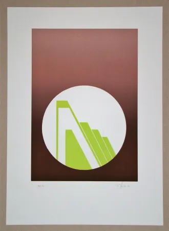 Linoincisione Geiler - Concrete-constructive Composition