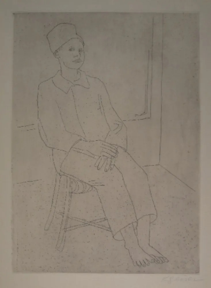 Incisione Geiser - Daniel mit der Zuavenmütze