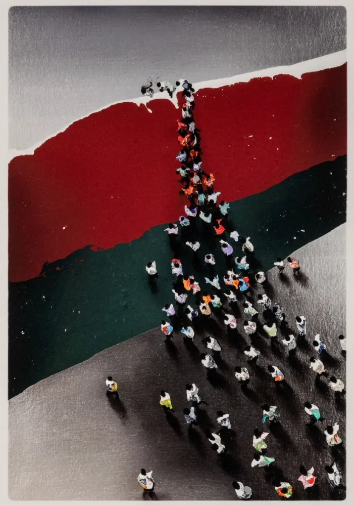 Acquaforte Genovés - Multitudes