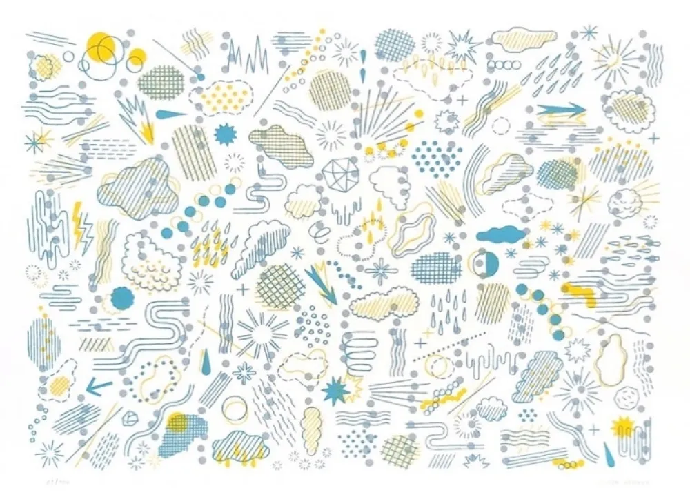 Litografia Gerner - Météore