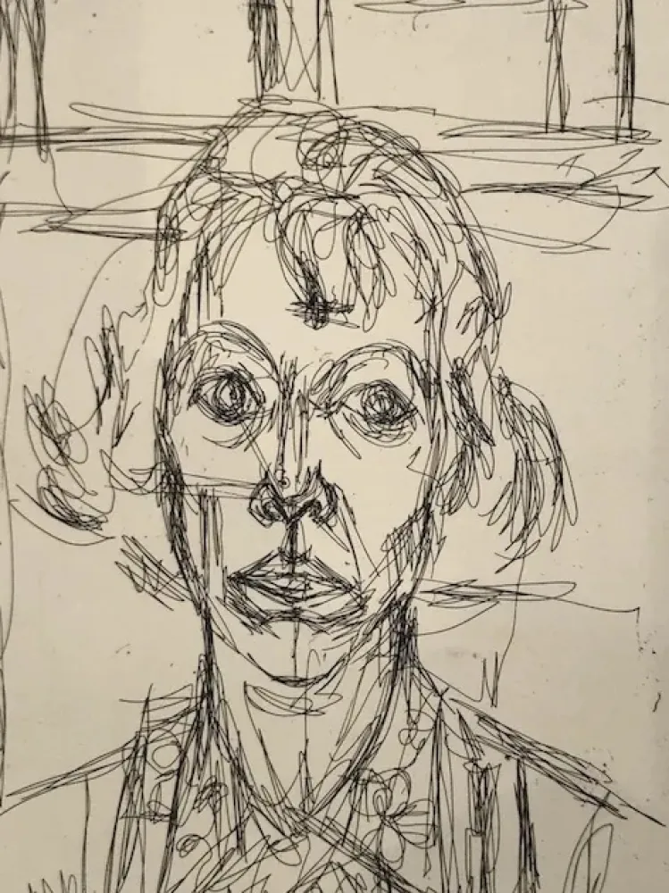 Acquaforte Giacometti - Annette III