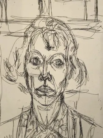 Acquaforte Giacometti - Annette III