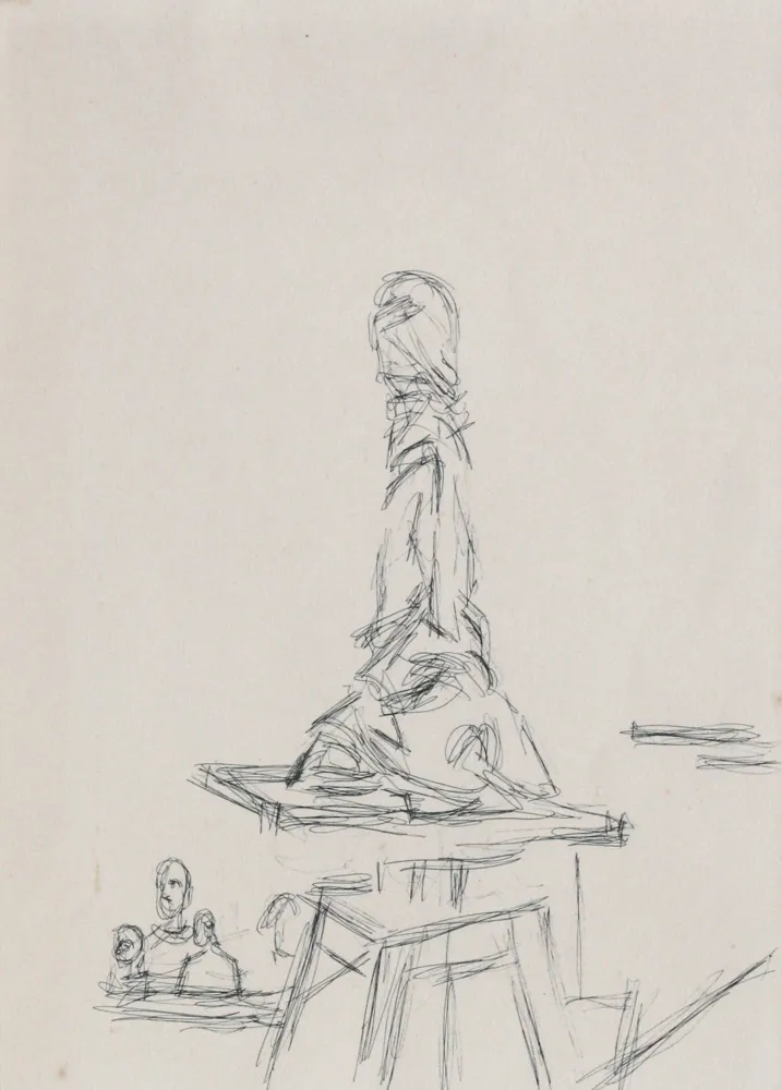 Non Tecnico Giacometti - Atelier à la sellette