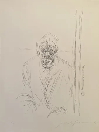Litografia Giacometti - Autoportrait