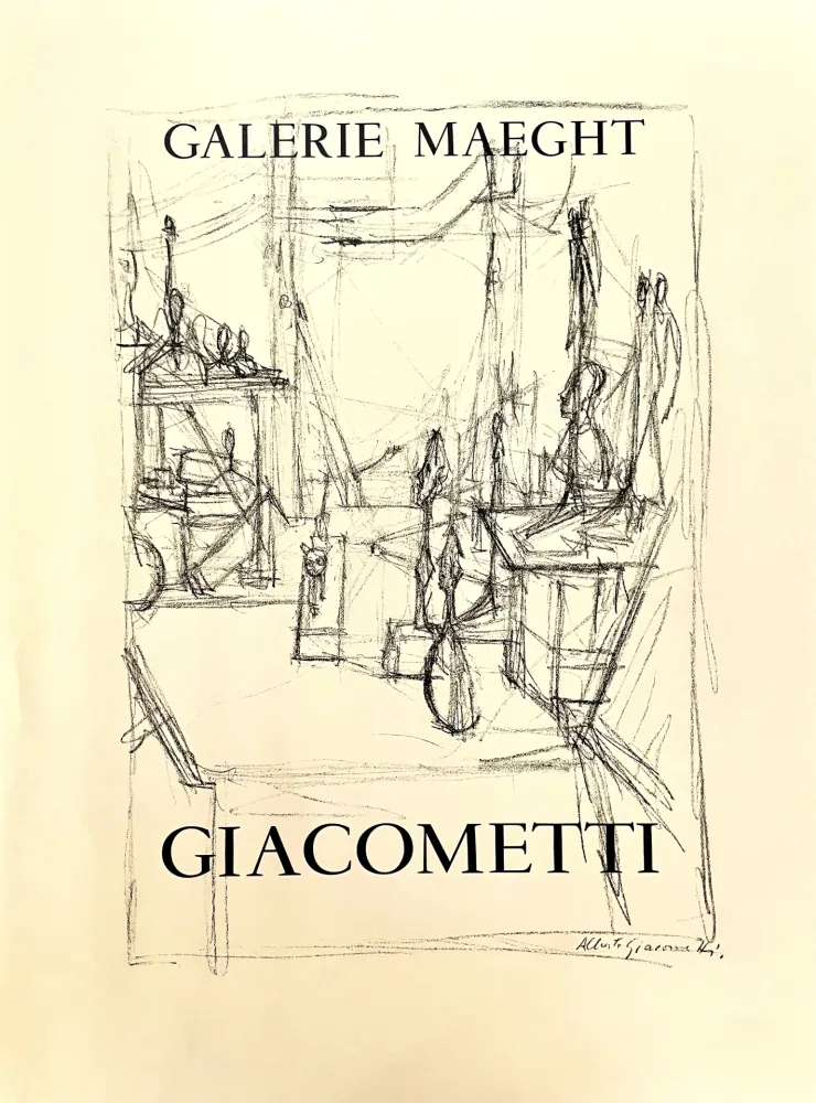 Manifesti Giacometti - Galerie Maeght
