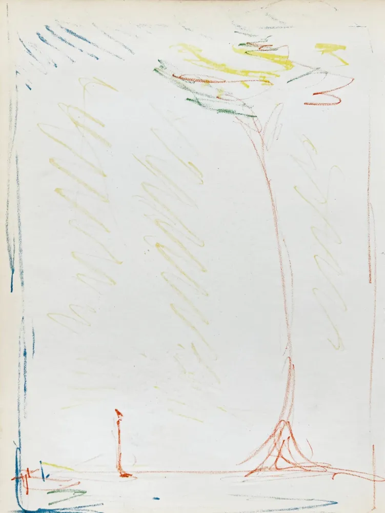 Litografia Giacometti - La Rue & L'Arbre