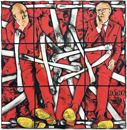 Multiplo Gilbert & George - HAHA