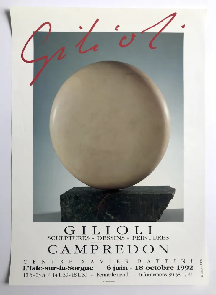 Manifesti Gilioli - Centre Xavier Battini / L'Isle-sur-la-Sorgue