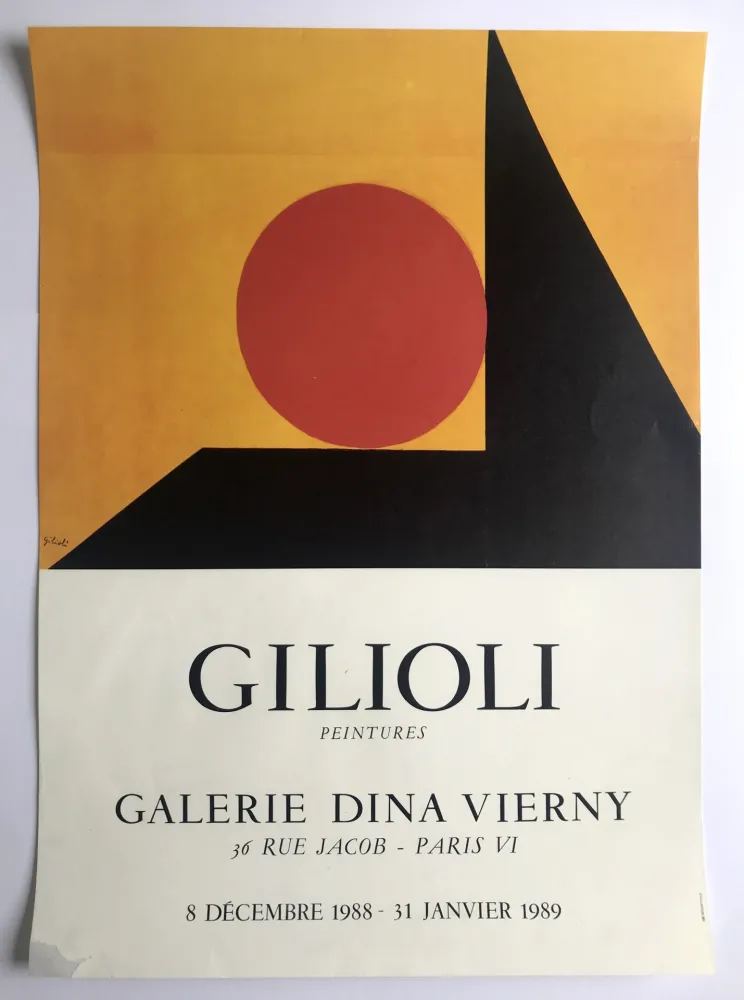 Manifesti Gilioli - Galerie Dina Vierny