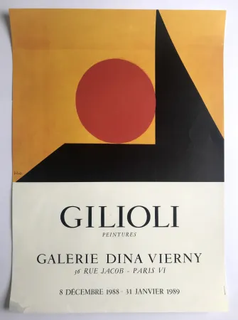 Manifesti Gilioli - Galerie Dina Vierny