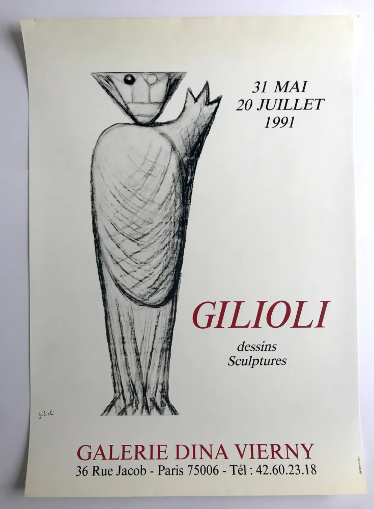 Manifesti Gilioli - Galerie Dina Vierny