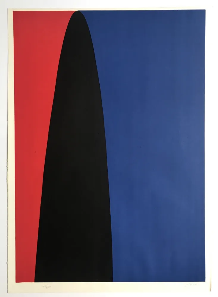 Litografia Gilioli - Sans titre