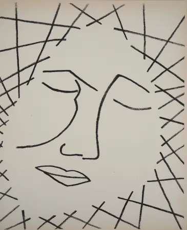 Litografia Gilot - PAGE D AMOUR  S E 8 n
