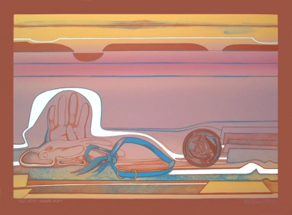 Litografia Gilot - Rose of the Desert