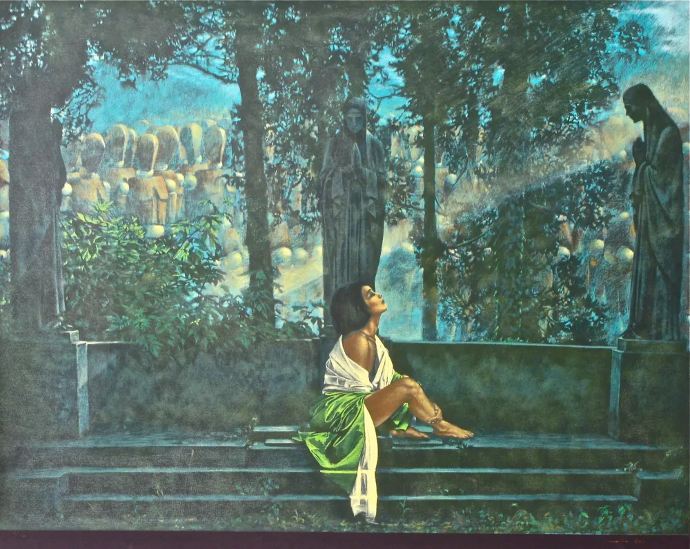 Serigrafia Girotto - Waiting for a sunbeam