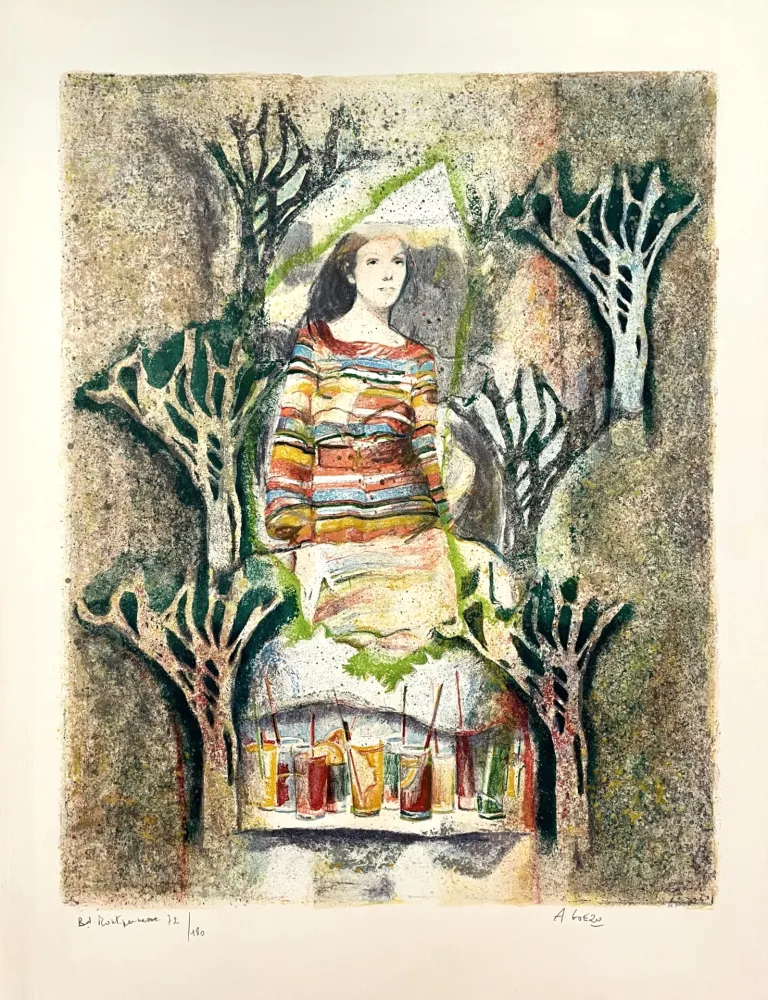 Litografia Goezu - Boulevard Montparnasse