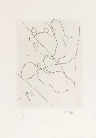 Acquaforte Goncharova - Senza titolo