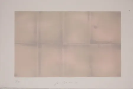 Litografia Goode - Grey Folded Clouds - III Pink and Green