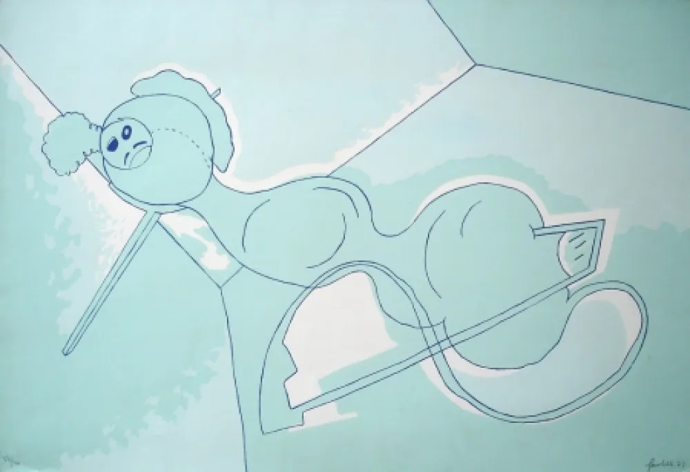 Serigrafia Gordillo - Sin título