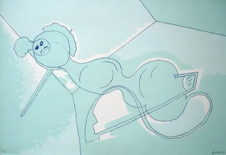 Serigrafia Gordillo - Sin título