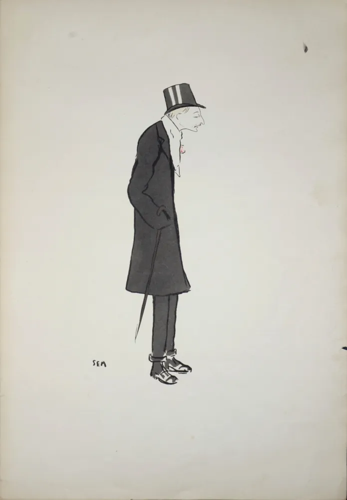 Litografia Goursat - Baron de Forest, 1904