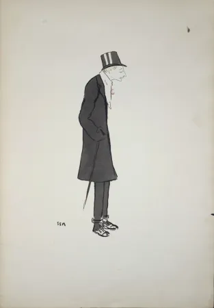 Litografia Goursat - Baron de Forest, 1904