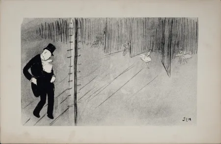 Litografia Goursat - M. Bachelot, 1901