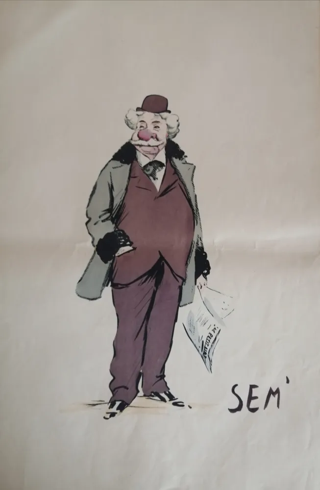 Litografia Goursat - SEM - Caricature Album Marseillais